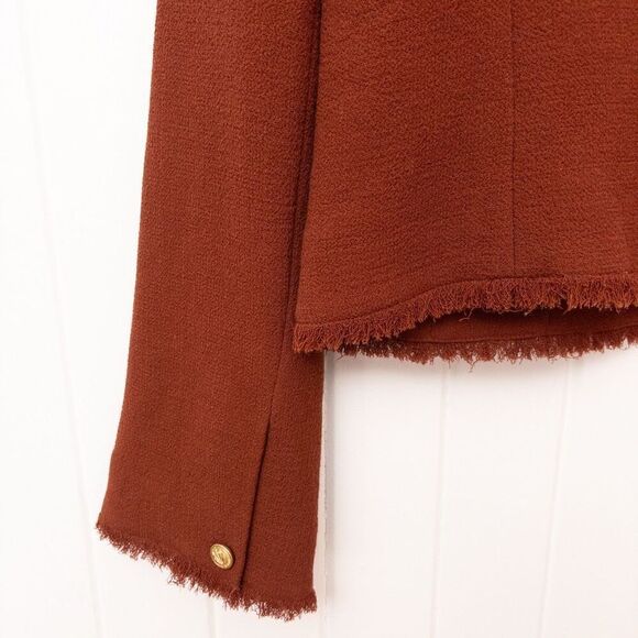 rag & bone Carmen Jacket Mahogany Size 8 - Picture 9 of 9